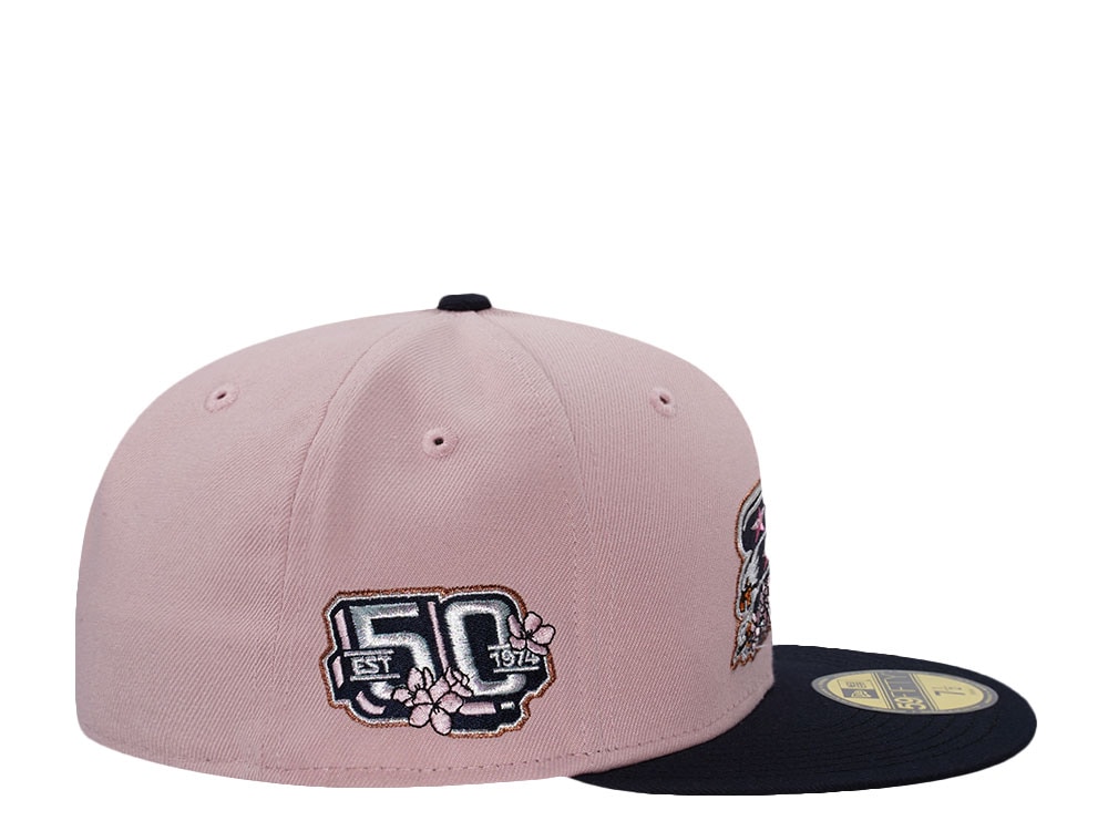 New Era Washington Capitals 50th Anniversary Pink Rouge Two Tone Edition 59Fifty Fitted Cap