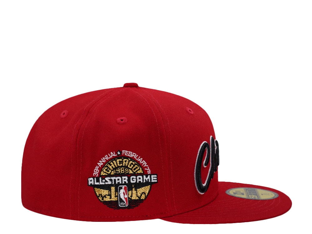New Era Chicago Bulls All Star Game 1988 Script Prime Edition 59Fifty Fitted Cap