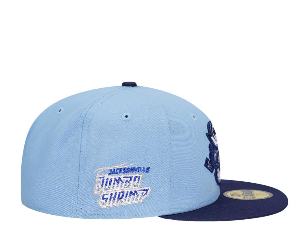 New Era Jacksonville Jumbo Shrimp Hockey Iced Two Tone Edition 59Fifty Fitted Cap