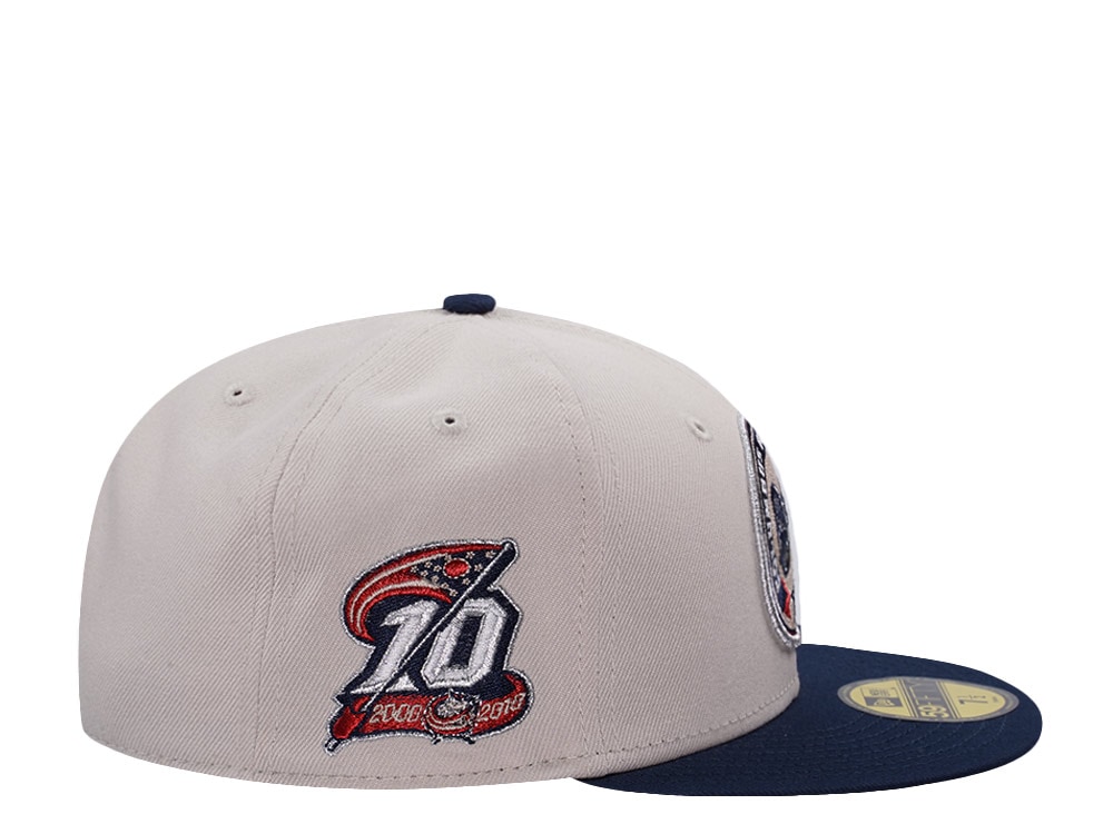 New Era Columbus Blue Jackets 10th Anniversary Stone Two Tone Edition 59Fifty Fitted Cap