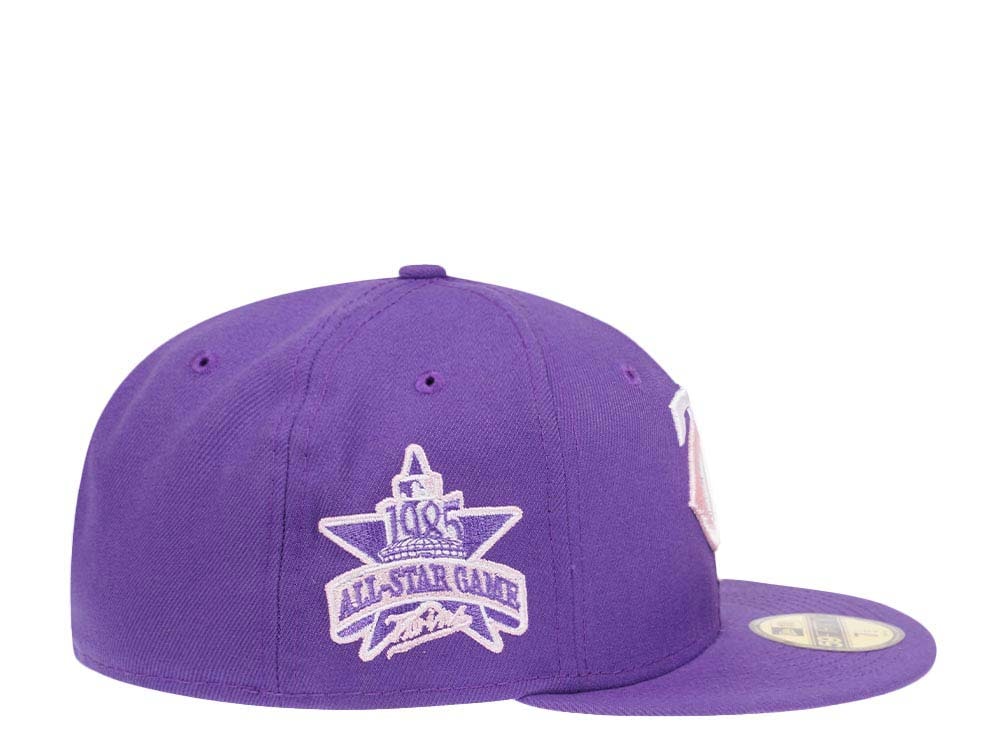 New Era Minnesota Twins All Star Game 1985 Purple Pink Edition 59Fifty Fitted Cap