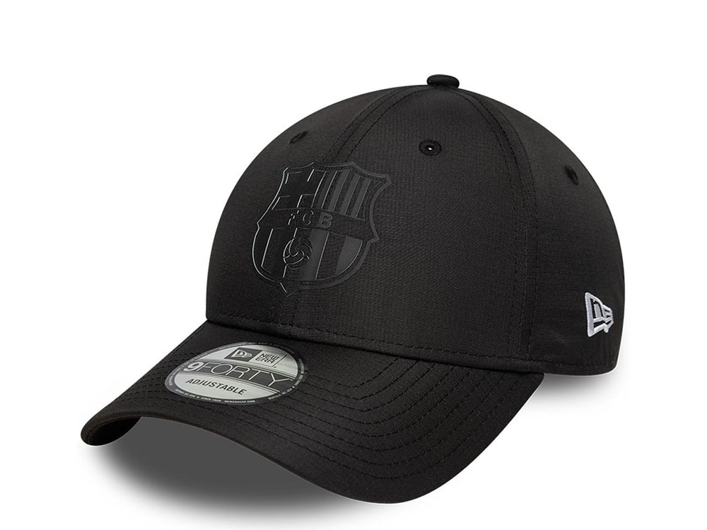 New Era Barcelona Black Ripstop Fc 9Forty Strapback Cap