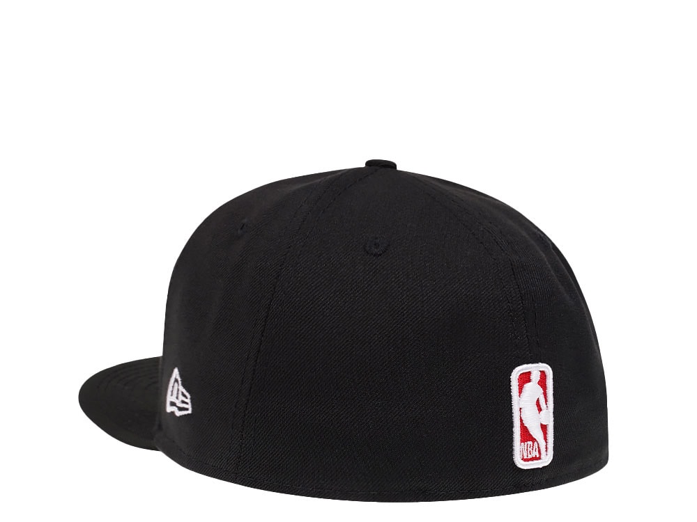 New Era Chicago Bulls Black Duallogo Edition 59Fifty Fitted Cap