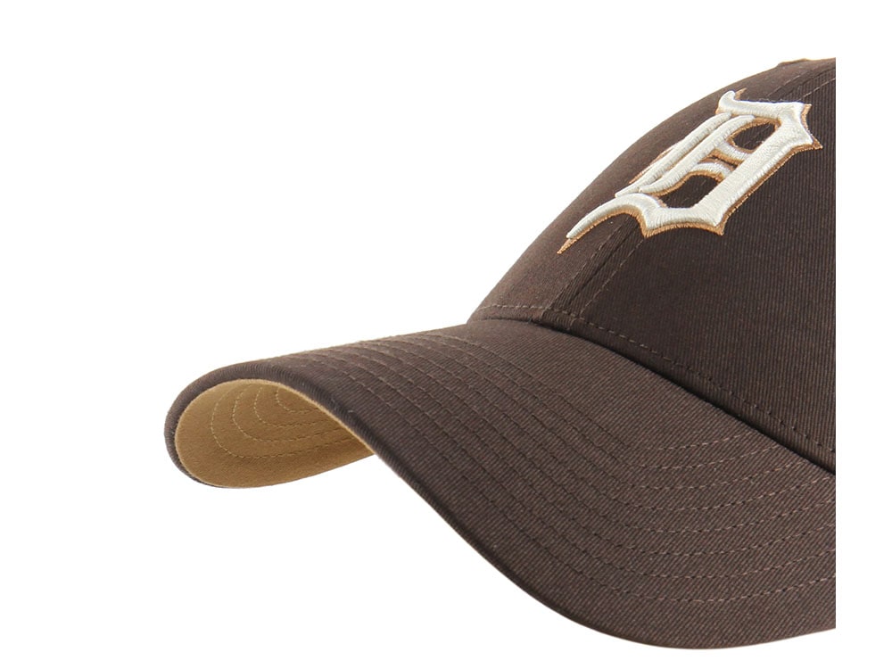 47Brand Detroit Tigers Brown Branson Edition Trucker MVP Snapback Cap