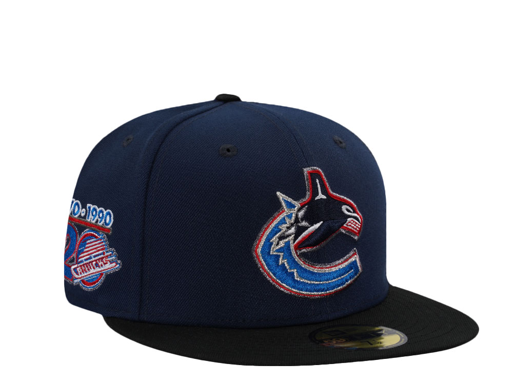 New Era Vancouver Canucks 20th Anniversary Navy Two Tone Edition 59Fifty Fitted Cap