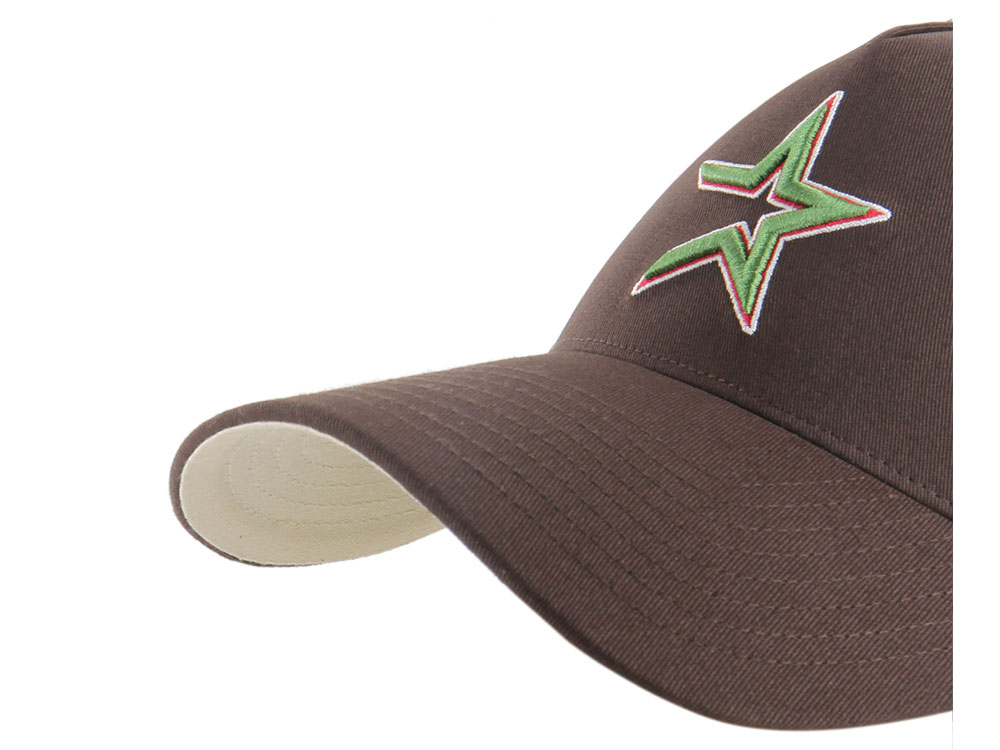 47Brand Houston Astros Cooperstown Brown Edition Hitch Snapback Cap