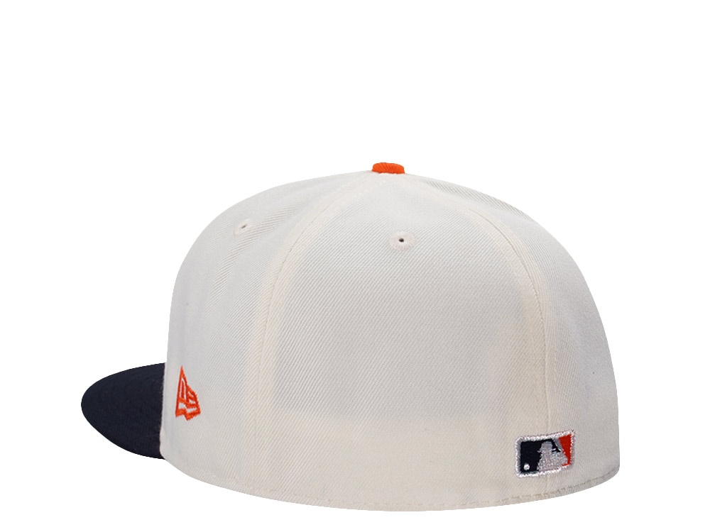 New Era Detroit Tigers 125th Anniversary Tiger Chrome Two Tone Edition 59Fifty Fitted Cap