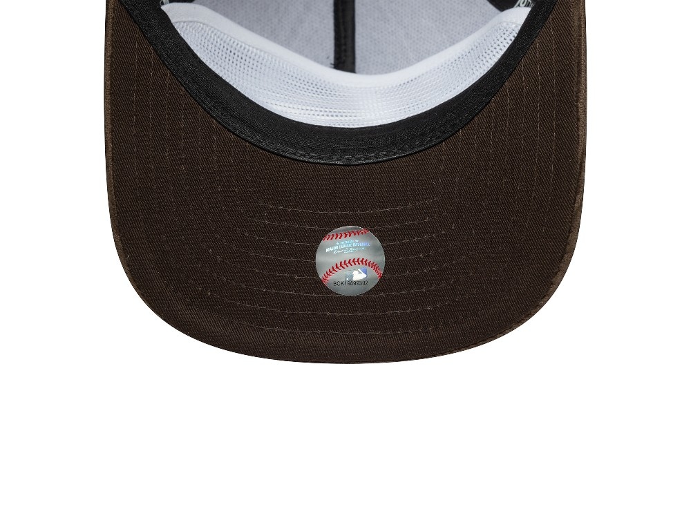New Era Chicago Cubs Cooperstown Brown Cord Visor 19Twenty Snapback Cap
