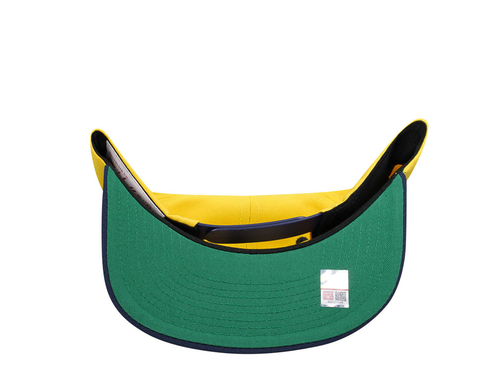 Mitchell & Ness University of Michigan Transcript Two Tone Snapback Cap