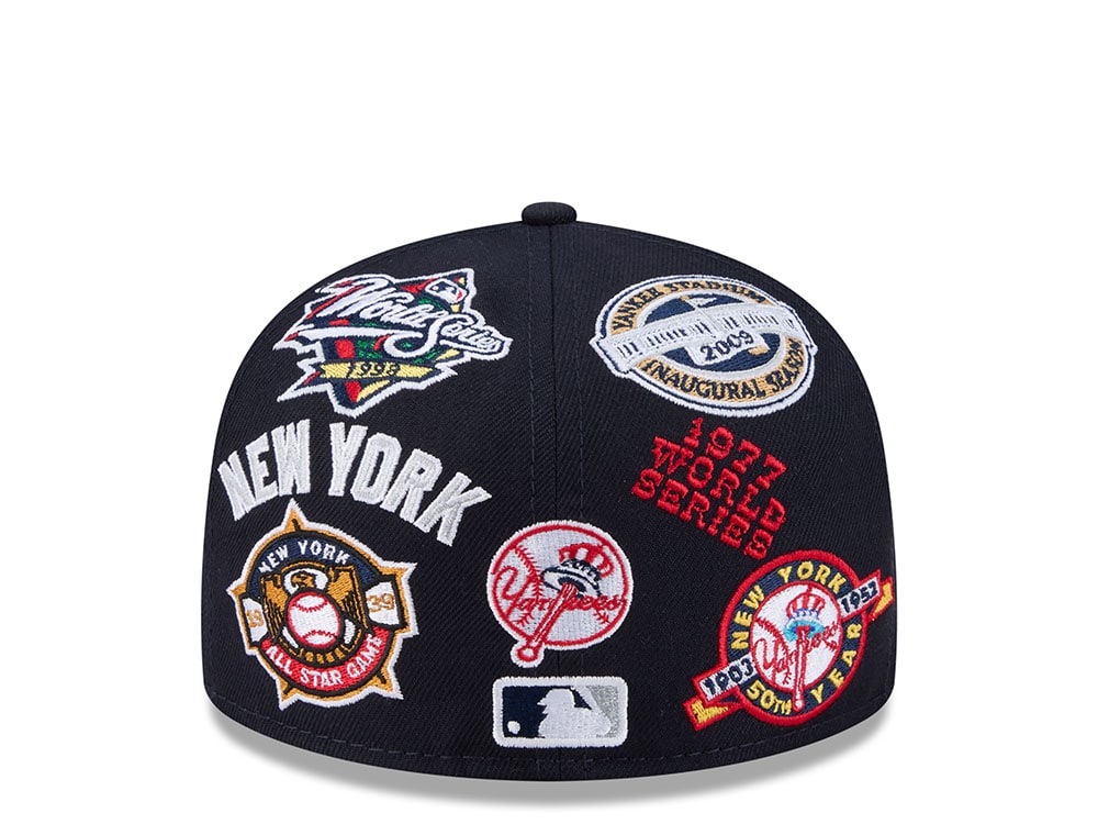 New Era New York Yankees All Over Navy Edition 59Fifty Fitted Cap