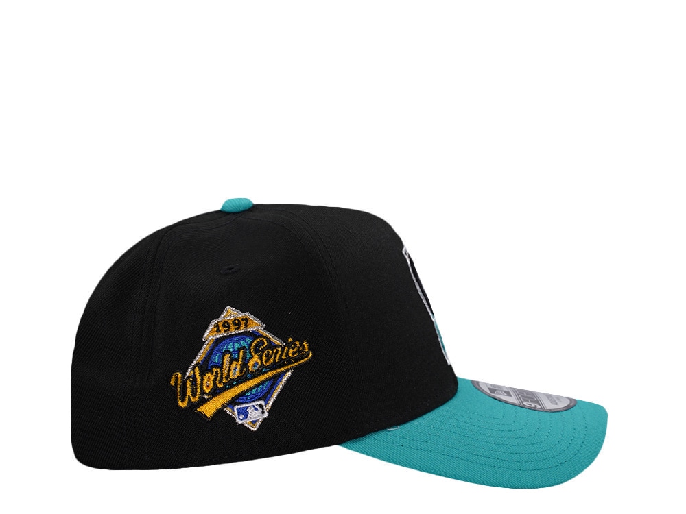New Era Florida Marlins World Series 1997 Black Two Tone Edition 9Forty A Frame Snapback Cap