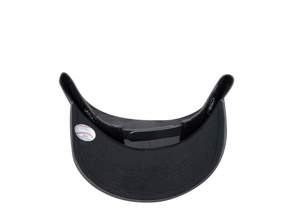 47Brand Los Angeles Dodgers Charcoal Cold Zone MVP DP Snapback Cap