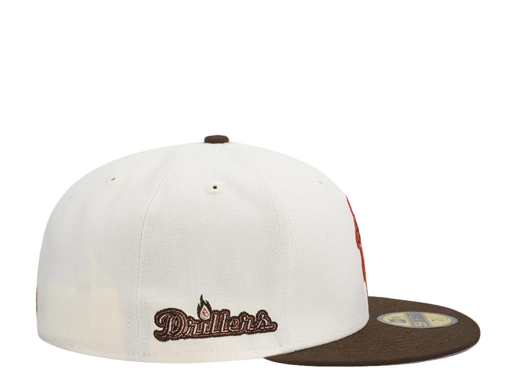 New Era Tulsa Drillers Copper Chrome Edition 59Fifty Fitted Cap
