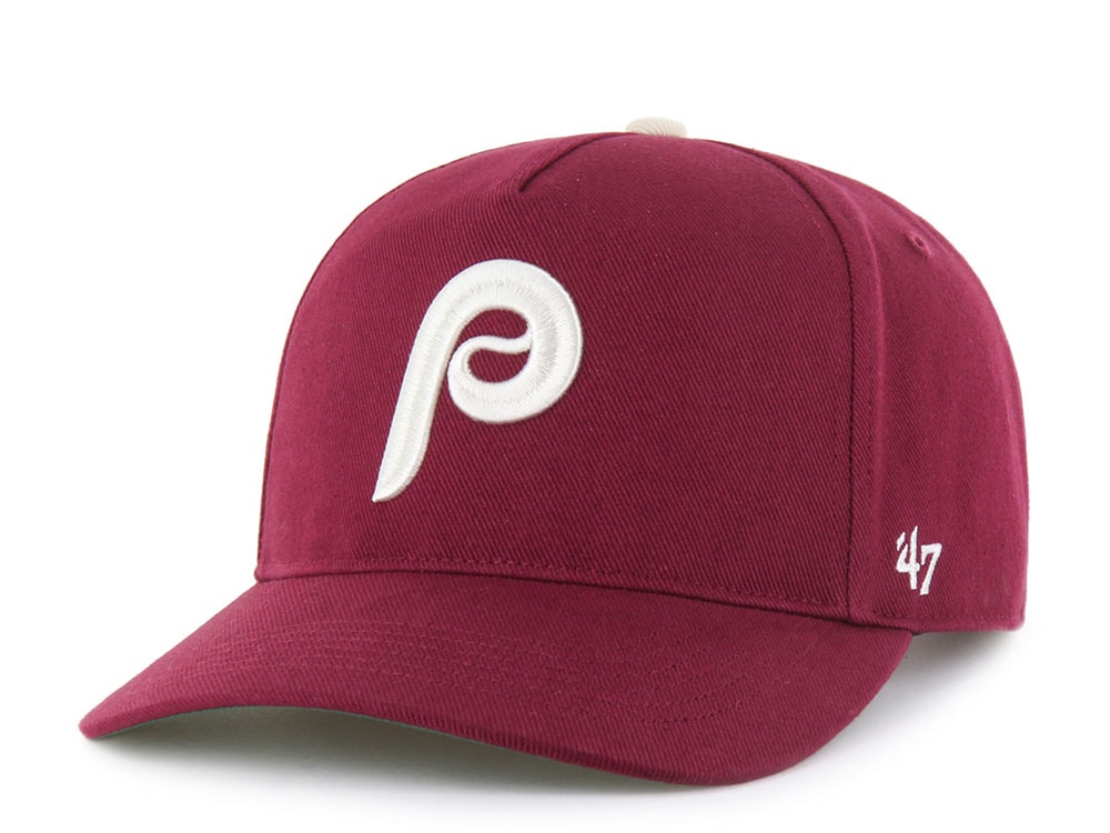 47 Brand Philadelphia Phillies Cooperstown Golden Age Cardinal Red Hitch Snapback Cap