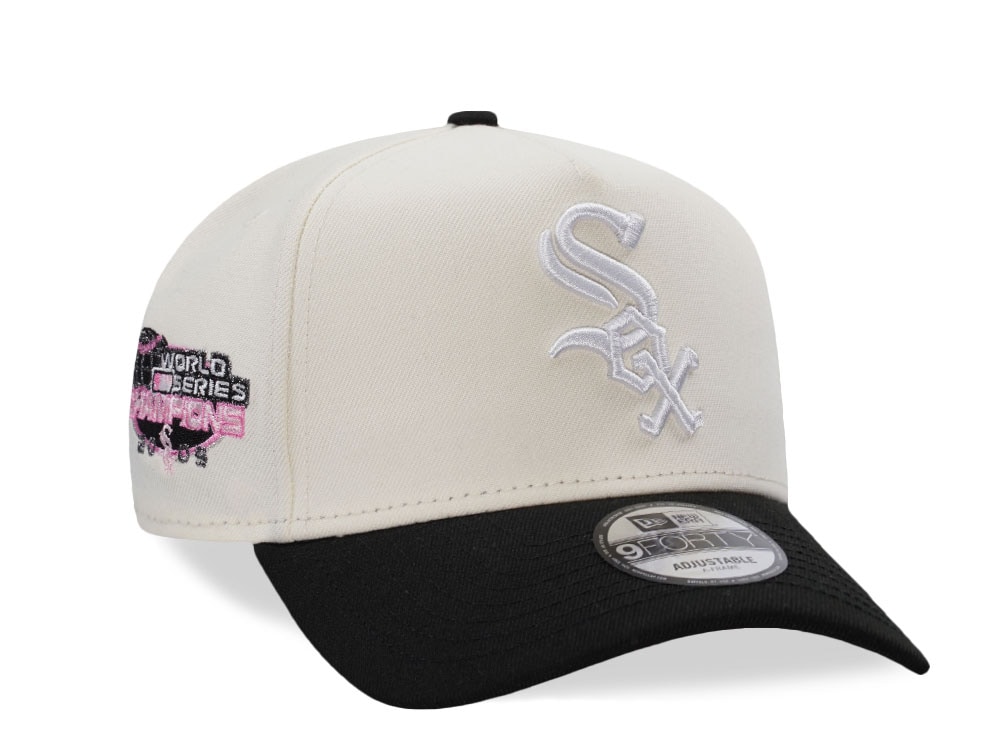 New Era Chicago White Sox World Series Champions 2005 Chrome Two Tone Edition 9Forty A Frame Snapback Cap