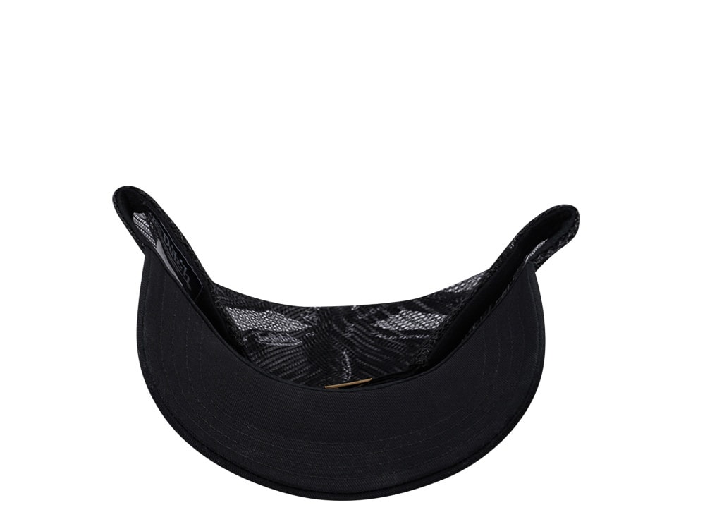 Von Dutch Oval Patch Black Edition Trucker Strapback Cap