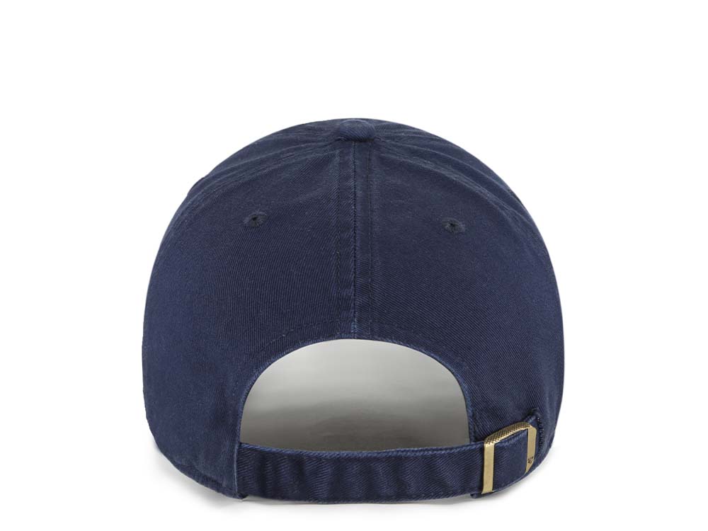 47Brand North Carolina Tar Heels Navy Clean Up Strapback Cap