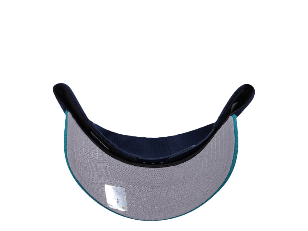 New Era Anaheim Ducks 25th Anniversary Ocean Blue Two Tone Edition 9Forty A Frame Snapback Cap