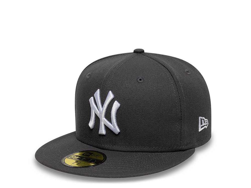 New Era New York Yankees Plain Black Prime Edition 59Fifty Fitted Cap