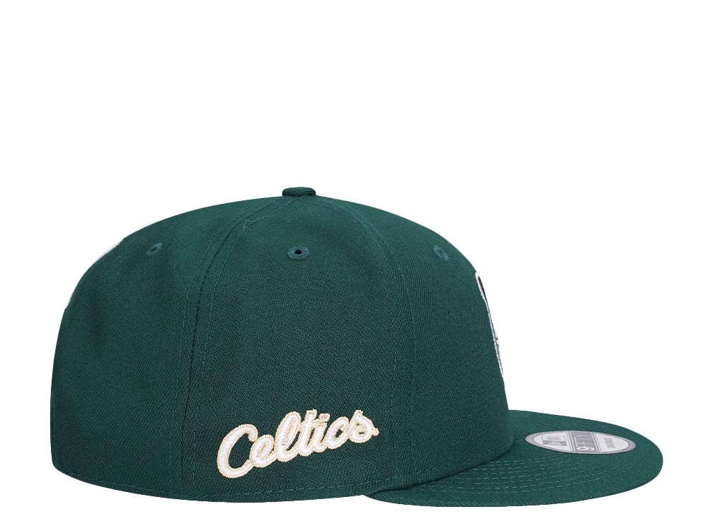 New Era Boston Celtics Green Script Logo Edition 9Fifty Snapback Cap