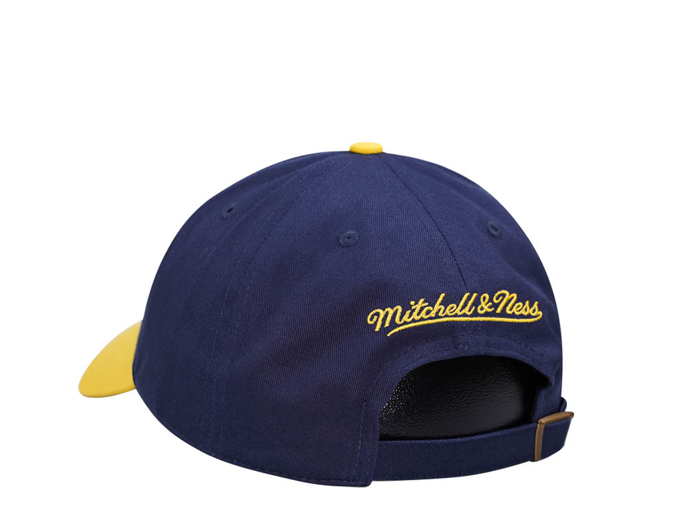 Mitchell & Ness University of Michigan Team Two Tone 2.0 Dad Strapback Cap