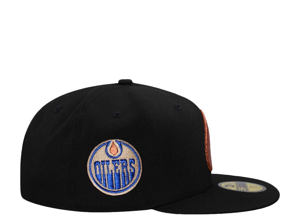 New Era Edmonton Oilers Black Drop Prime Edition 59Fifty Fitted Cap