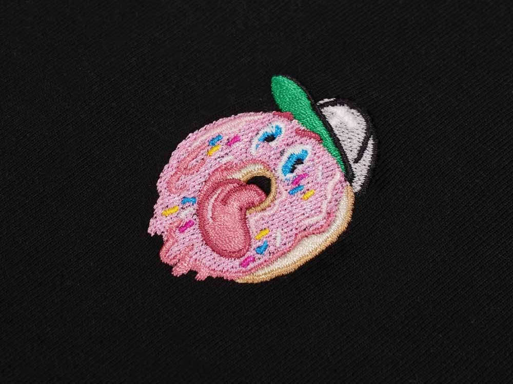 Family T-Shirt TOPPZ Donut Black Oversize Edition