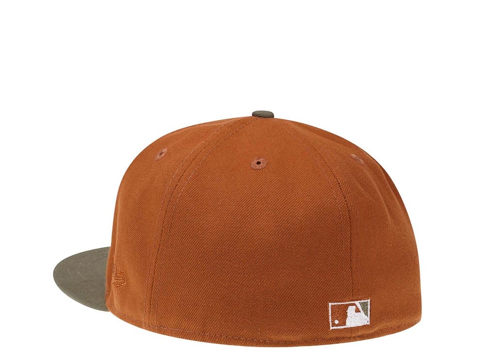 New Era Pittsburgh Pirates Three Rivers Heavy Metallic Bourbon Two Tone Edition 59Fifty Fitted Cap