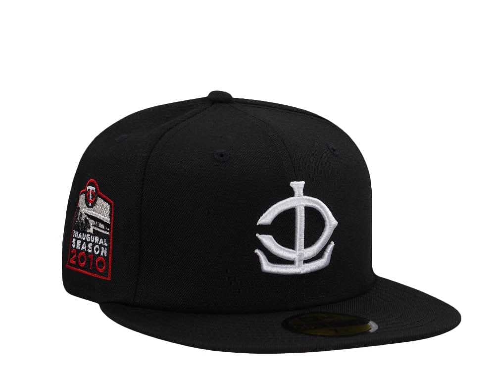 New Era Minnesota Twins Inaugural Season 2010 Black Prime Edition 59Fifty Fitted Cap