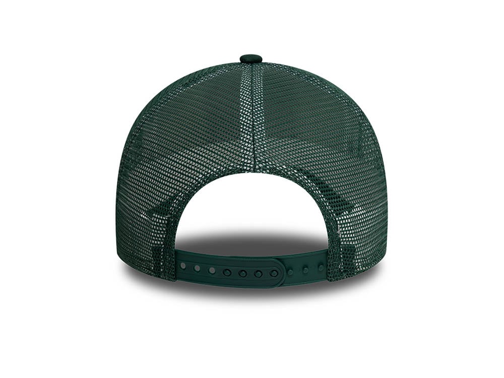 New Era California Patch Green Trucker A Frame Snapback Cap