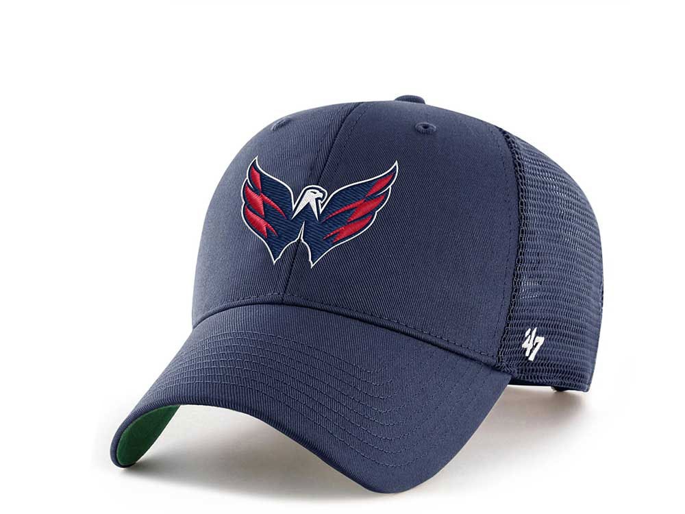 47Brand Washington Capitals Navy Classic Trucker Snapback Cap