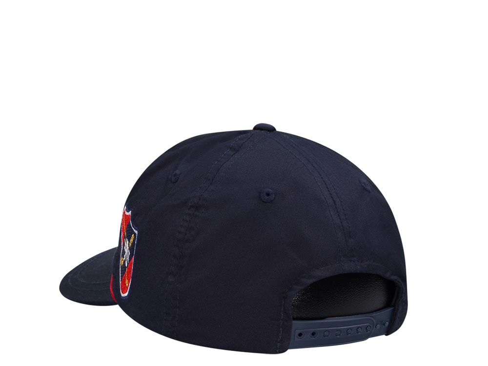 American Needle Lone Star Lightweight Rope Navy Vintage Casual Snapback Cap