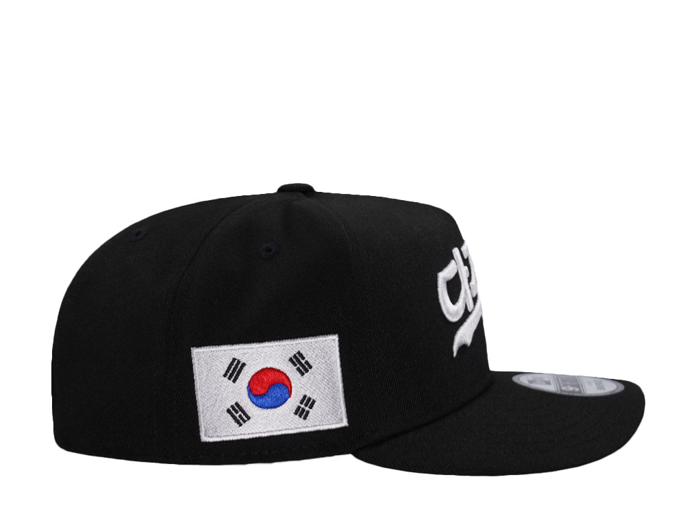 New Era Los Angeles Dodgers Korean Script Black Prime Edition 9Fifty A Frame Snapback Cap