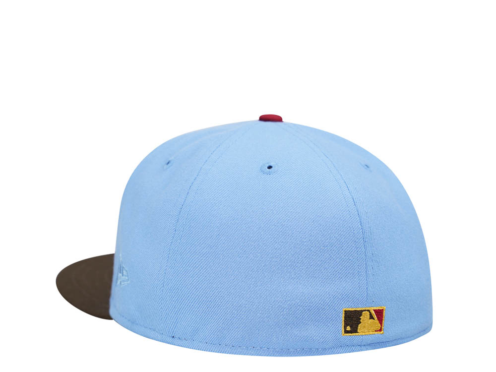 New Era Kansas City Royals 40th Anniversary Powder Blue Throwback Two Tone Edition 59Fifty Fitted Cap