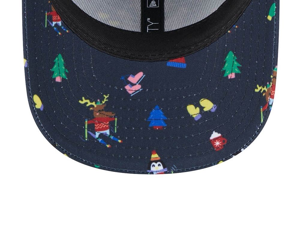 New Era New York Yankees Festive Navy Kids 9Fifty Strapback Cap
