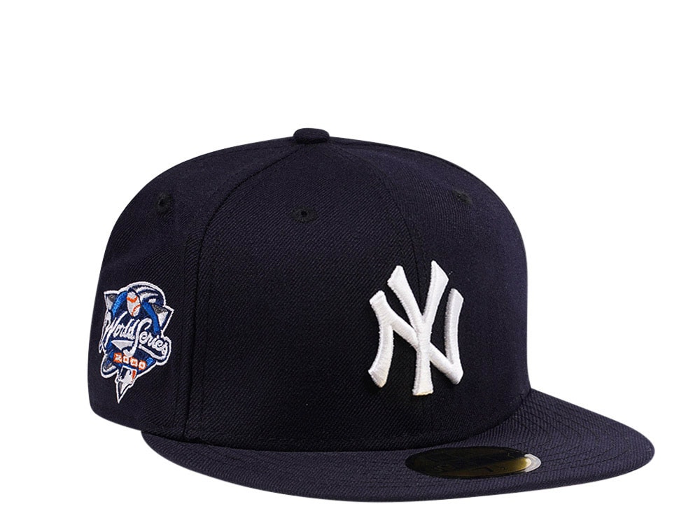 New Era New York Yankees World Series 2000 Navy and Pink Edition 59Fifty Fitted Cap