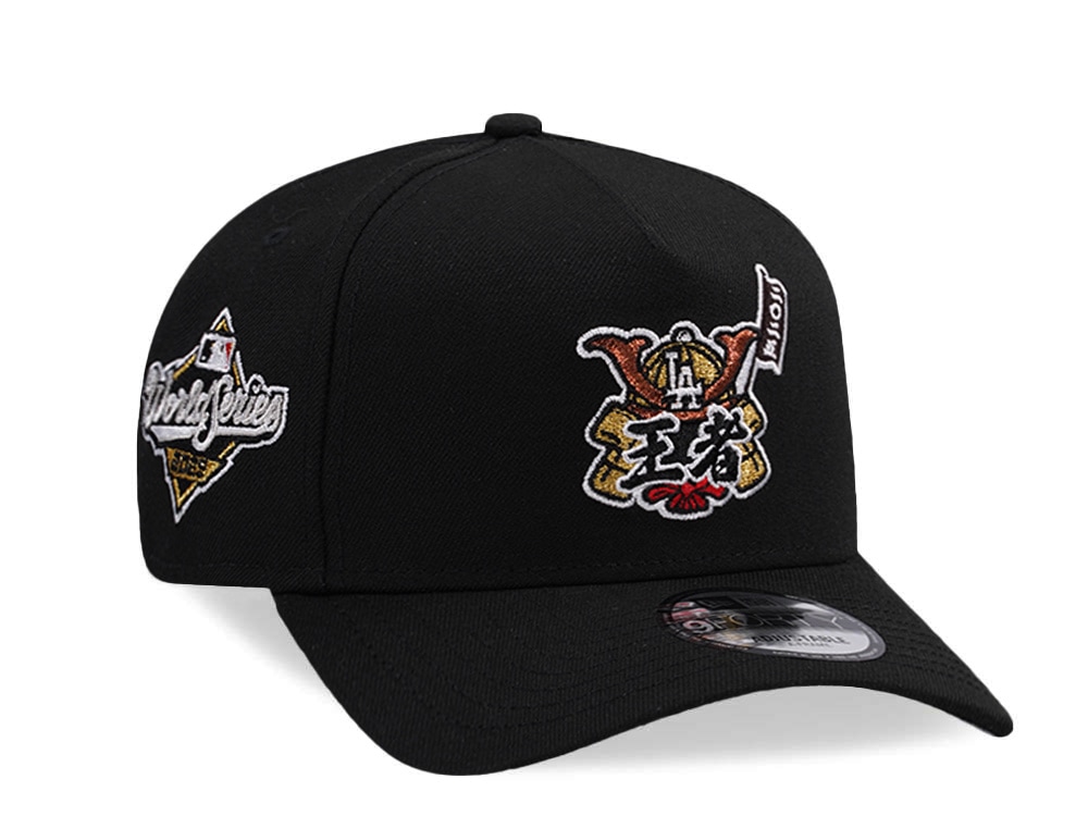 New Era Los Angeles Dodgers World Series 2025 Black Prime Edition 9Forty A Frame Snapback Cap