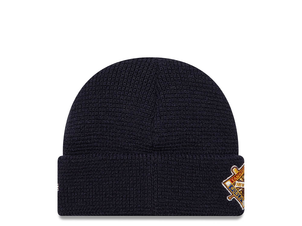 New Era New York Yankees Yankee Stadium World Series Short Cuff Beanie Navy Knit