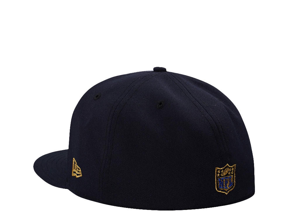 New Era Detroit Lions 75th Anniversary Navy Prime Edition 59Fifty Fitted Cap