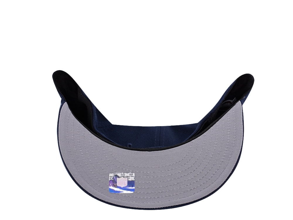 New Era Tennessee Titans 10th Anniversary Ocean Blue Prime Edition 59Fifty Fitted Cap