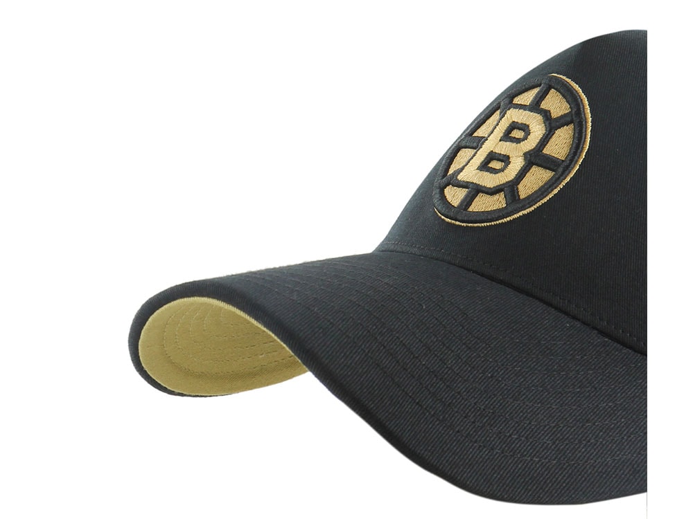 47Brand Boston Bruins Stanley Black Sure Shot Edition MVP Snapback Cap