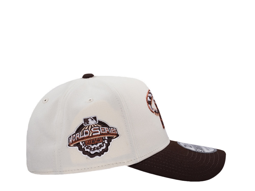 New Era Arizona Diamondbacks World Series 2001 Chrome Two Tone Edition 9Forty A Frame Snapback Cap