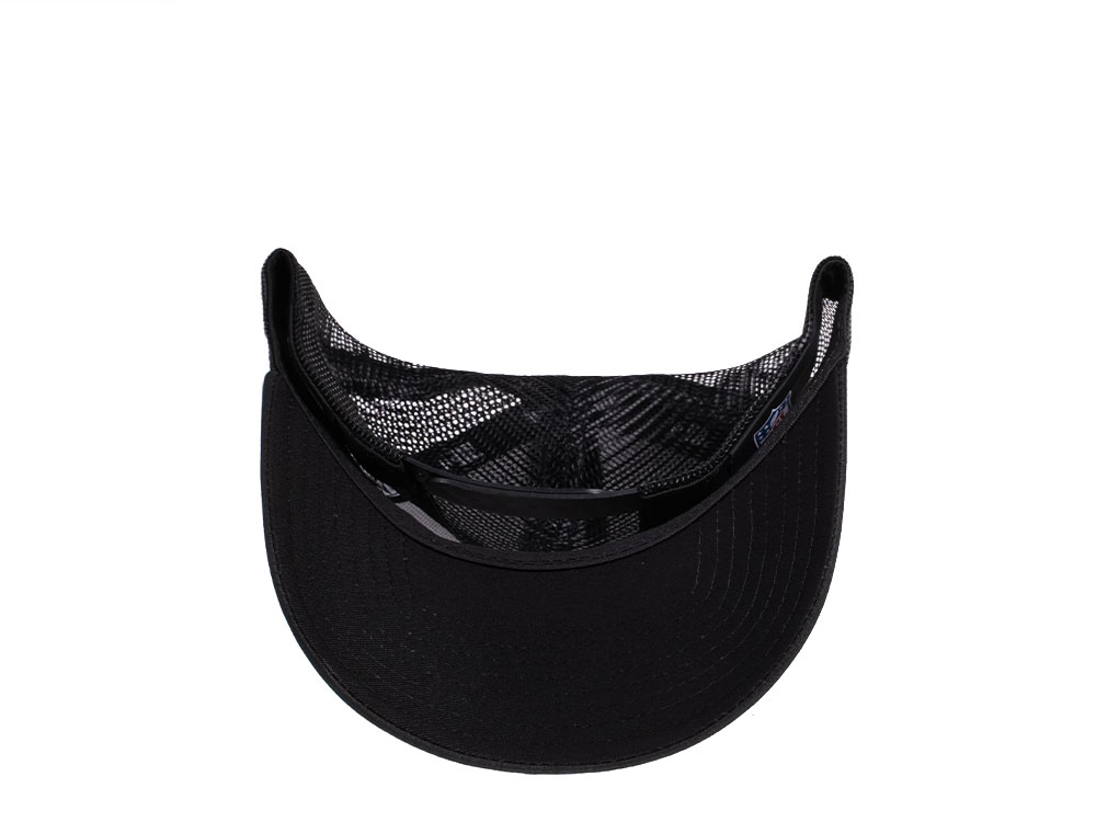 thumbnail image 2 of Alberta Republic Hat - Trucker Cap For Men & Women With Sweat-Absorbent Band (Black, Adjustable 22-23in) 2 of 10