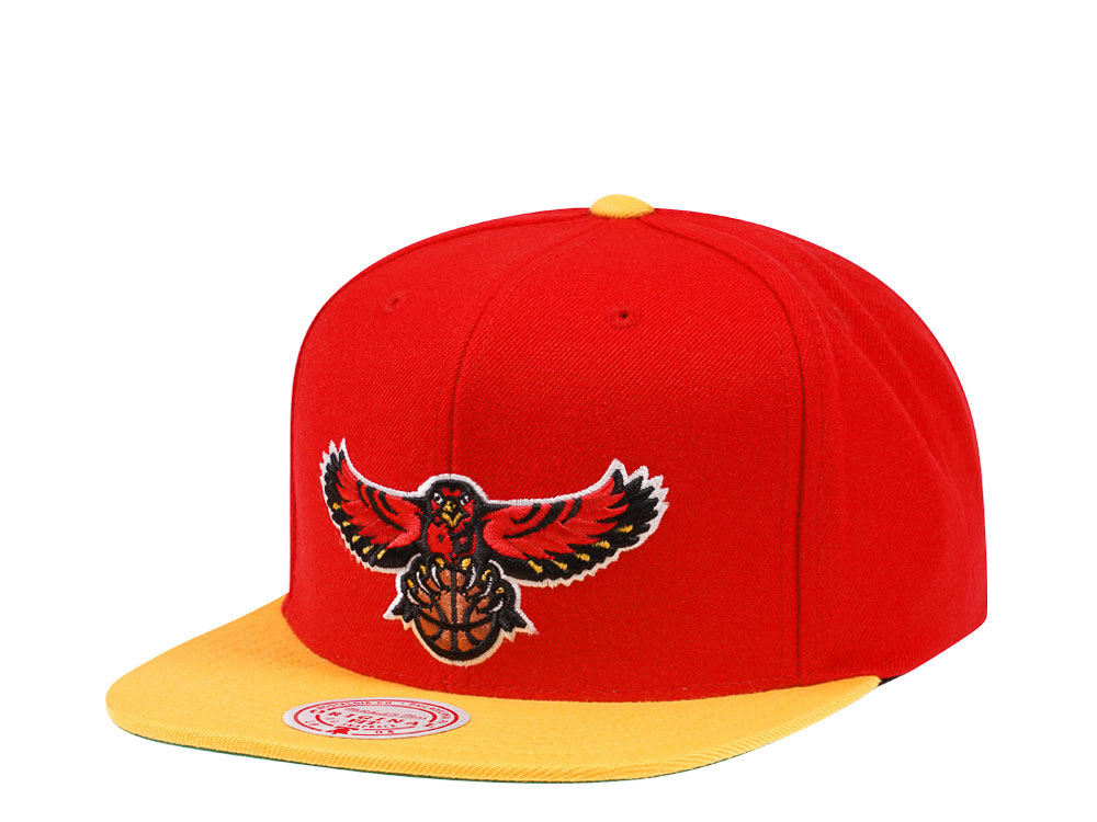 Mitchell & Ness Atlanta Hawks Hardwood Classics 2 Tone Snapback Cap