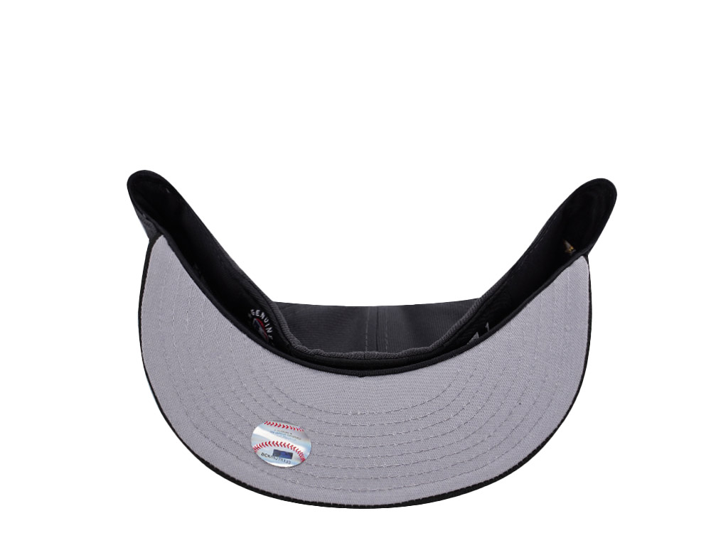 New Era Chicago Cubs Metallic Dark Graphite Two Tone Edition 59Fifty Fitted Cap