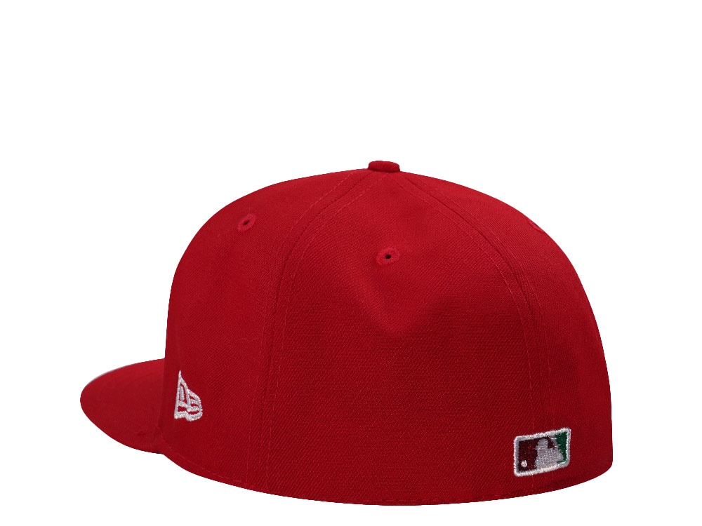 New Era Los Angeles Dodgers Viva Eagle Scarlet Prime Edition 59Fifty Fitted Cap