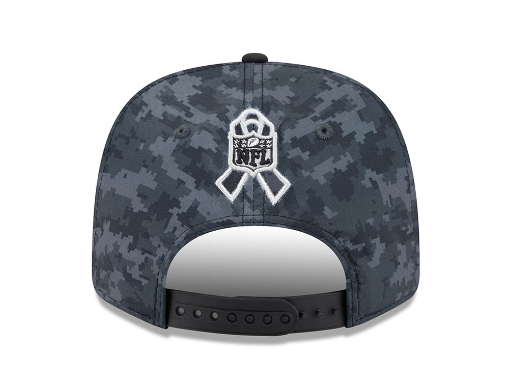 New Era Minnesota Vikings NFL Salute to Service 2026 Digi Camo Black 9Seventy Stretch Snapback Cap