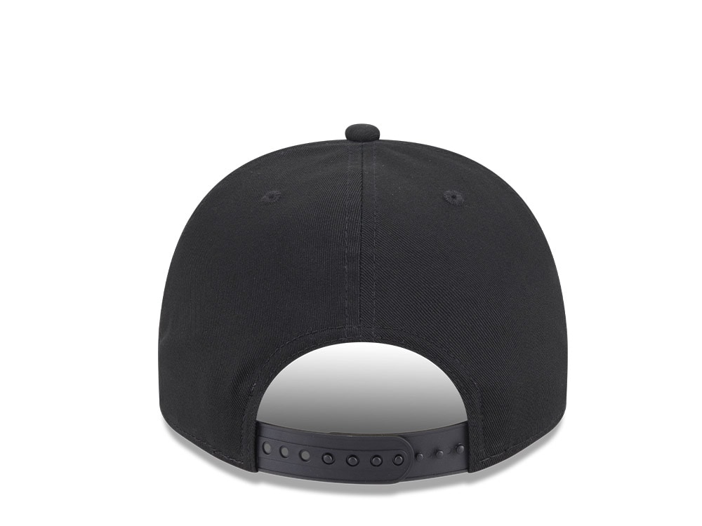 New Era Boston Bruins Chainstitch Black 9Fifty A Frame Snapback Cap