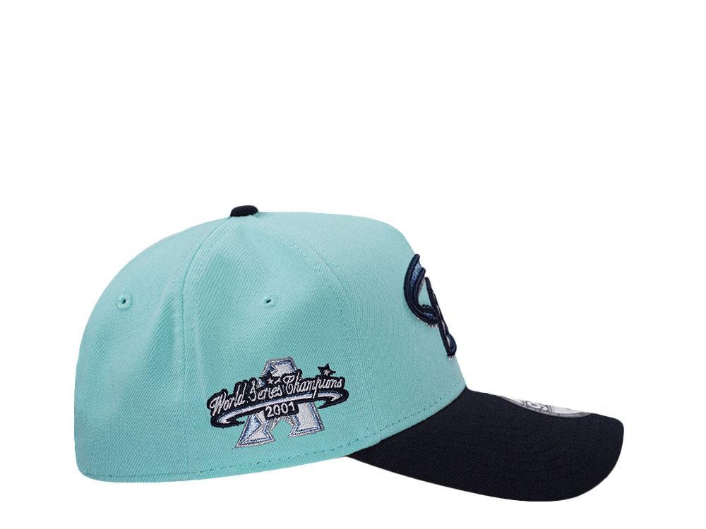 New Era Arizona Diamondbacks World Series Champions 2001 Glacier Two Tone Edition 9Forty A Frame Snapback Cap