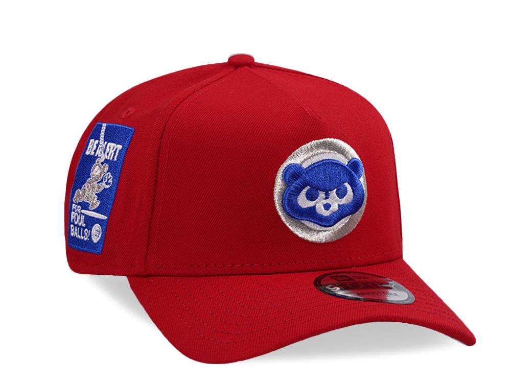 New Era Chicago Cubs Be Alert Scarlet Prime Edition 9Forty A Frame Snapback Cap
